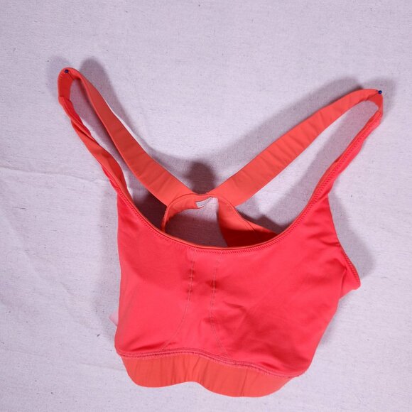 Vuori Stride Bra Large Open Back Orange Sports Running Yoga Gym Athletic - Picture 5 of 8